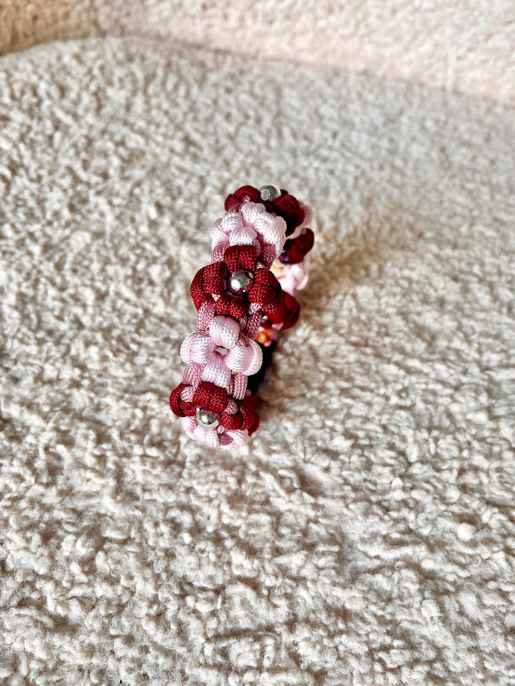 Collier Chat - Fleurs