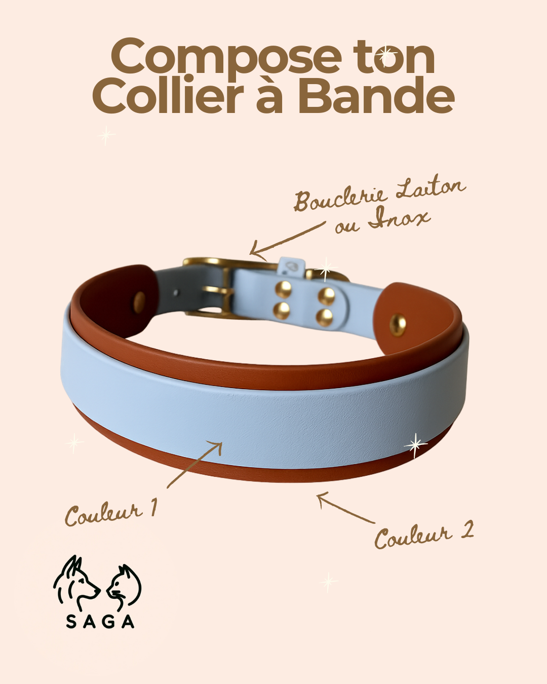 Collier Parisien à bande